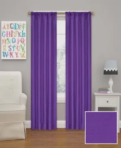 Eclipse Kendall Blackout Panel, 42" X 63" In Purple