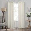 Eclipse Kendall Grommet Solid Blackout Curtain Panel In Ivory