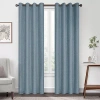 Eclipse Kira Grommet Top Blackout Single Curtain Panel In Blue
