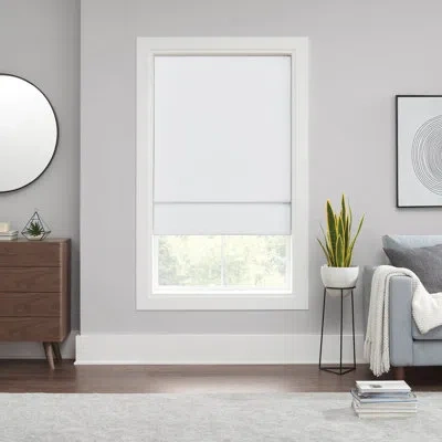 Eclipse Kylie Blackout Roman Shade In White