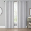 Eclipse Lambert Rod Pocket Light-filtering Set Of 2 Curtain Panel In White