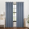 Eclipse Larissa Grommet Top 100% Blackout Single Curtain Panel In Blue