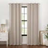 Eclipse Larissa Grommet Top 100% Blackout Single Curtain Panel In Sand
