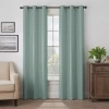 Eclipse Martina Grommet Top 100% Blackout Single Curtain Panel In Blue