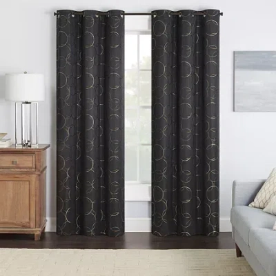 Eclipse Meridian Grommet Top Blackout Single Curtain Panel