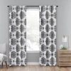 Eclipse Olivia Rod Pocket Light-filtering Single Curtain Panel In Gray
