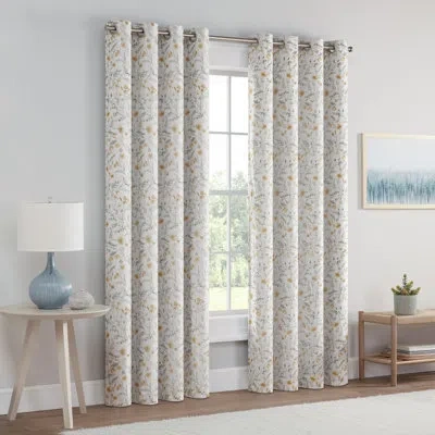Eclipse Polyester Curtain In Green