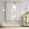 Eclipse Polyester Curtain In White