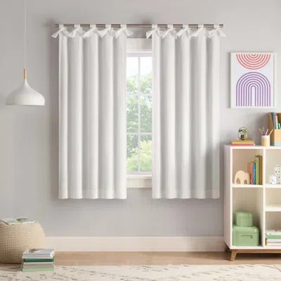 Eclipse Polyester Curtain In White