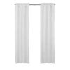 Eclipse Solid Color Blackout Thermal Rod Pocket Liner In White