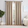 Eclipse Thermapanel Rod Pocket Light-filtering Single Curtain Panel In Gold