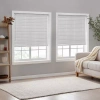 Eclipse Vinyl 2" Cut-to-width Room Darkening Cordless Mini Blind In White