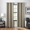Eclipse Welwick Magnitech Grommet Top 100% Blackout Single Curtain Panel In Neutral