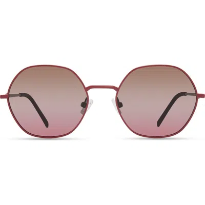 Eco Aloe Round Sunglasses In Purple