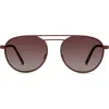 Eco Aspen Aviator Sunglasses In Brown