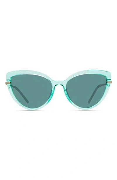 Eco Aubrey 55mm Polarized Cat Eye Sunglasses