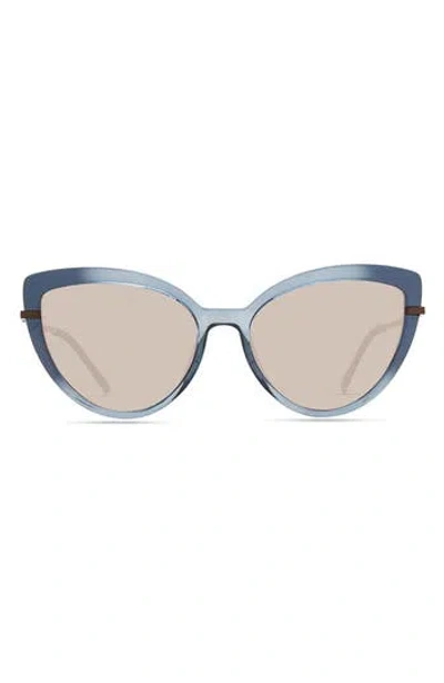 Eco Aubrey 55mm Polarized Cat Eye Sunglasses