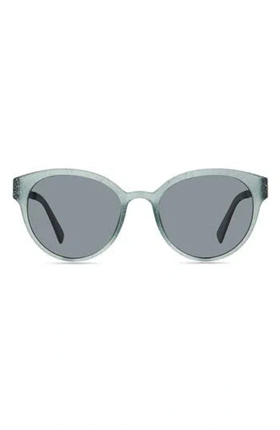 Eco Avala 53mm Polarized Round Sunglasses