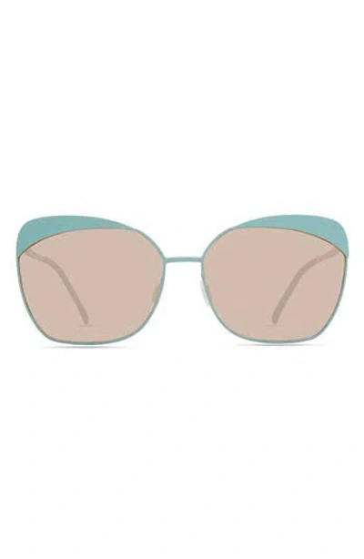 Eco Azore 58mm Polarized Cat Eye Sunglasses