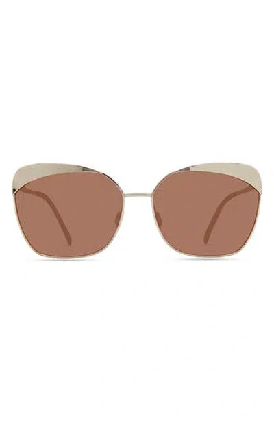 Eco Azore 58mm Polarized Cat Eye Sunglasses
