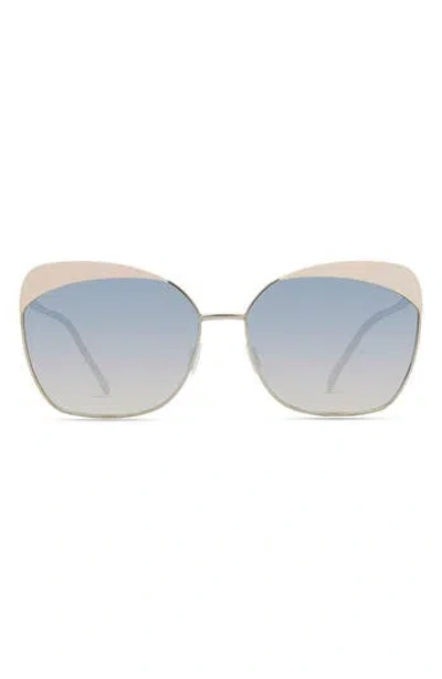 Eco Azore 58mm Polarized Cat Eye Sunglasses