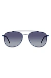 Eco Cebu 56mm Polarized Aviator Sunglasses