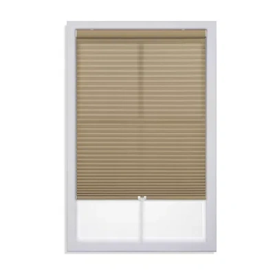 Eco Estates Classic Signature Collection Custom Cordless Light-filtering Cellular Shade In Brown