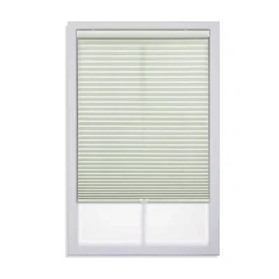 Eco Estates Classic Signature Collection Custom Cordless Light-filtering Cellular Shade In Green