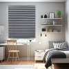 Eco Estates Fabric Cordless Blackout Pleated Shade In Gray
