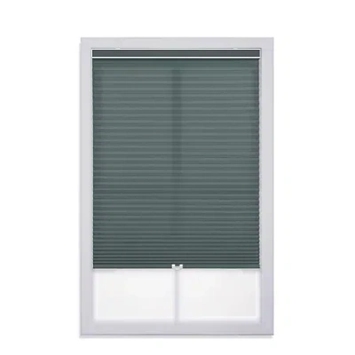 Eco Estates Modern Signature Collection Custom Cordless Light-filtering Cellular Shade In Gray