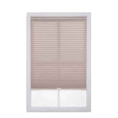 Eco Estates Modern Signature Collection Custom Cordless Light-filtering Cellular Shade In Pink