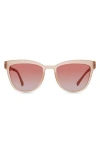 Eco Fuji 53mm Polarized Round Sunglasses