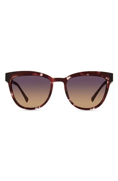 Eco Fuji 53mm Polarized Round Sunglasses In Multi