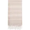 Eco Hilana Pure Series Sustainable Turkish Towel In Beige
