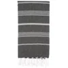 Eco Hilana Pure Series Sustainable Turkish Towel In Black