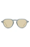 Eco Hyder 51mm Polarized Round Sunglasses In Gray