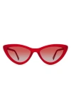 Eco Mina Cat Eye Sunglasses In Red