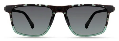 Eco Oak Sunglasses In Green Tortoise Gradient