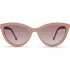Eco Pearl Sunglasses In Dusty Rose