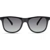 Eco Spruce 55mm Polarized Square Sunglasses