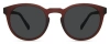 Eco Tamarind Sunglasses In Warm Red