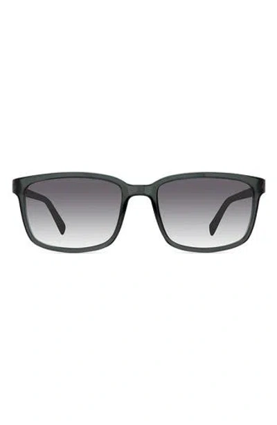 Eco Tule 57mm Square Polarized Sunglasses In Gray