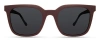 Eco Tybee Sunglasses In Chestnut Brown