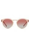 Eco Valluga 51mm Polarized Round Sunglasses