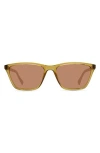 Eco Yun 53mm Polarized Square Sunglasses In Yellow