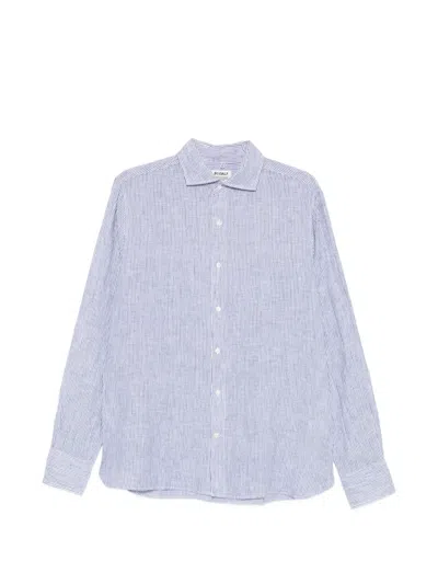 Ecoalf Alfredo Striped Shirt In Blue