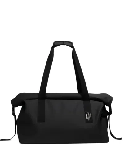 Ecoalf Areny Wr Roll-top Holdall In Black