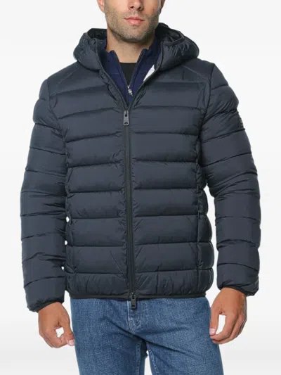 Ecoalf Aspenalf Hooded Padded Jacket In Blue