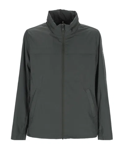 Ecoalf Beni High-neck Zip-up Jacket In Green