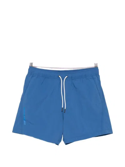 Ecoalf Biarritz Drawstring Swim Shorts In Blue